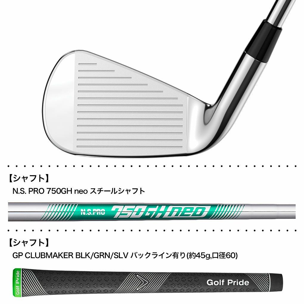 キャロウェイ ELYTE アイアン 単品(#5,AW,GW,SW) メンズ 右用 N.S. PRO