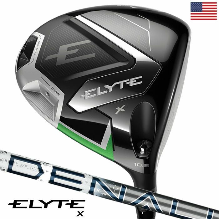 キャロウェイELYTEXDriverエリートドライバーメンズ右用PROJECTXDENALICHARCOALGRAPHITE2025年USA直輸入品