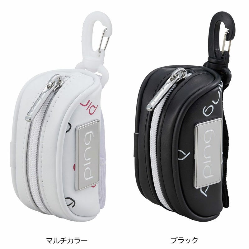 PINGピンGB-L2510モノグラムボールケースゴルフボール2個収納可2025年モデル日本正規品