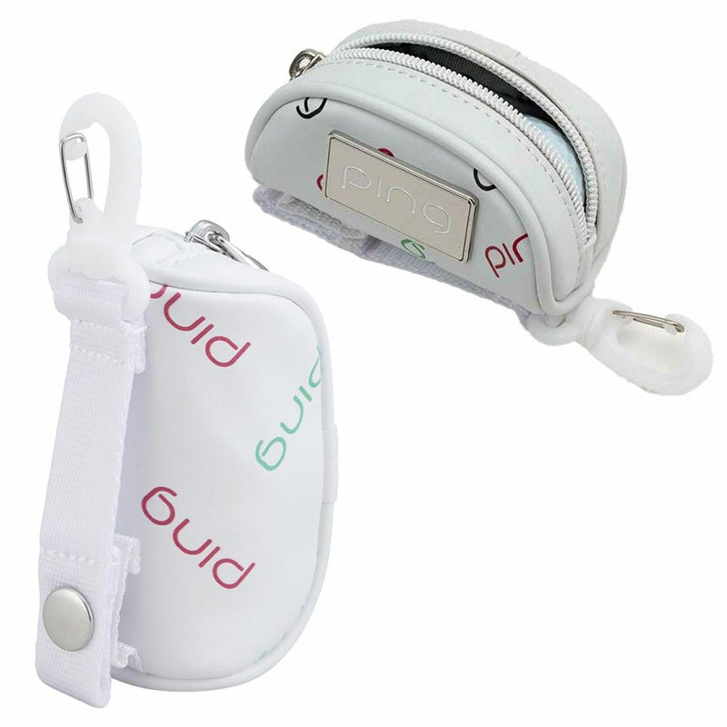 PINGピンGB-L2510モノグラムボールケースゴルフボール2個収納可2025年モデル日本正規品