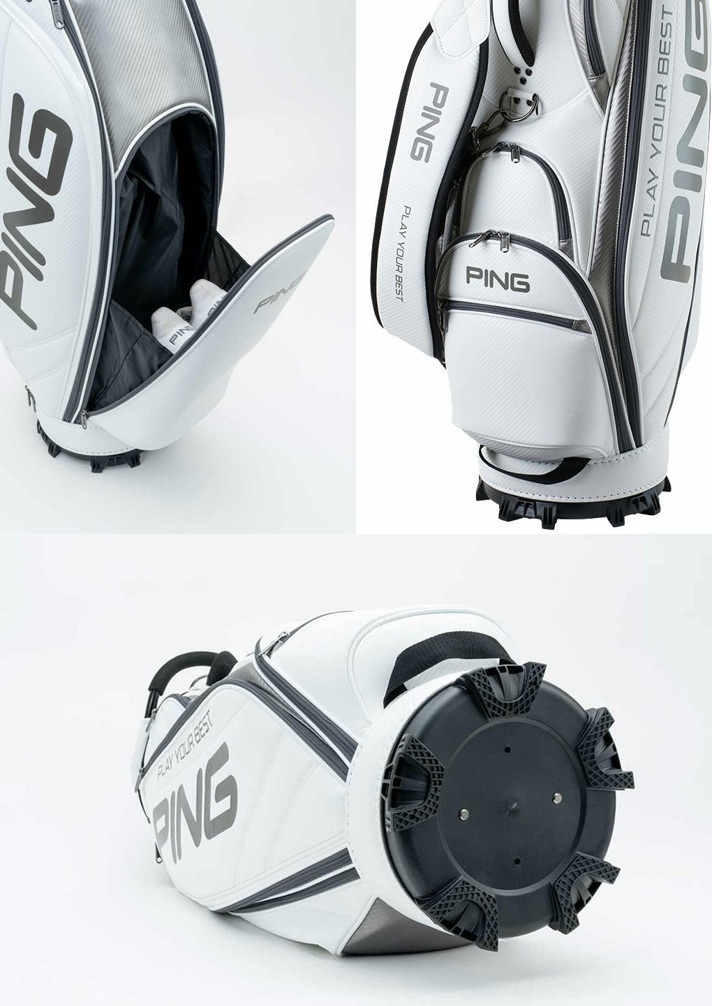 ピンPINGCB-U2502ソフトPUキャディバッグ9.5型5分割2025年モデル日本正規品