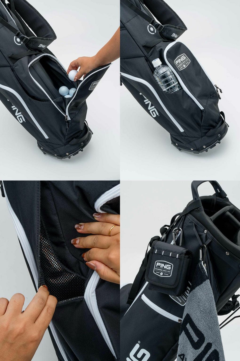 PINGピンキャディバッグCB-N2501ネイティブライトスタンド9.0型2025年モデル日本正規品