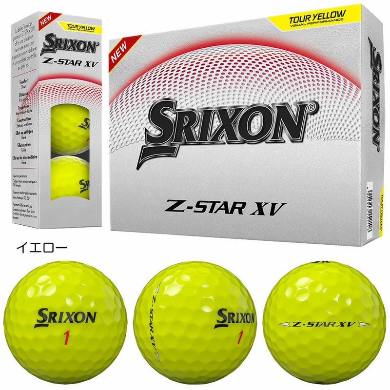 スリクソンSRIXON25Z-STAR_Z-STARXVボールウレタンカバー1ダース12球入りSRIXONUSA直輸入品2025年モデル