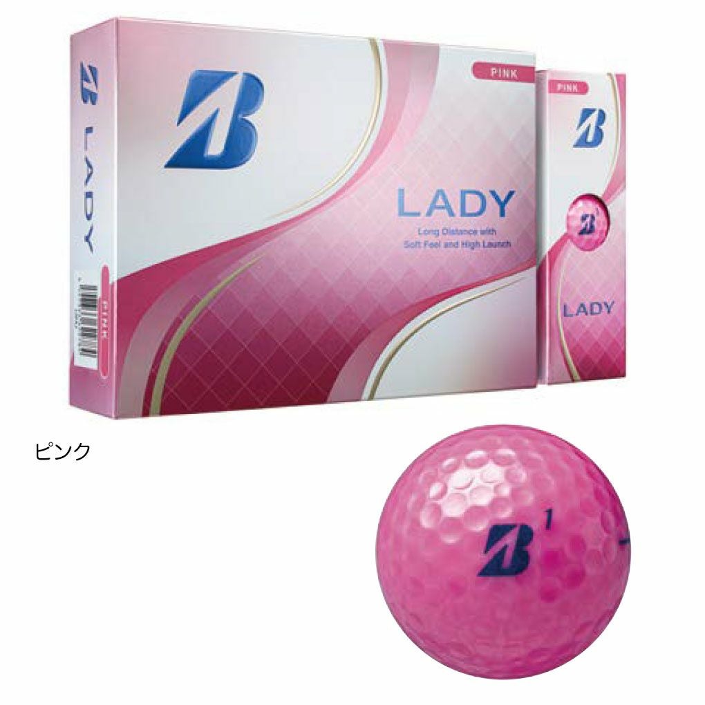 BSブリヂストンゴルフ2025LADYゴルフボール1ダース(12球入)レディース2025年モデルBRIDGESTONEGOLF日本正規品