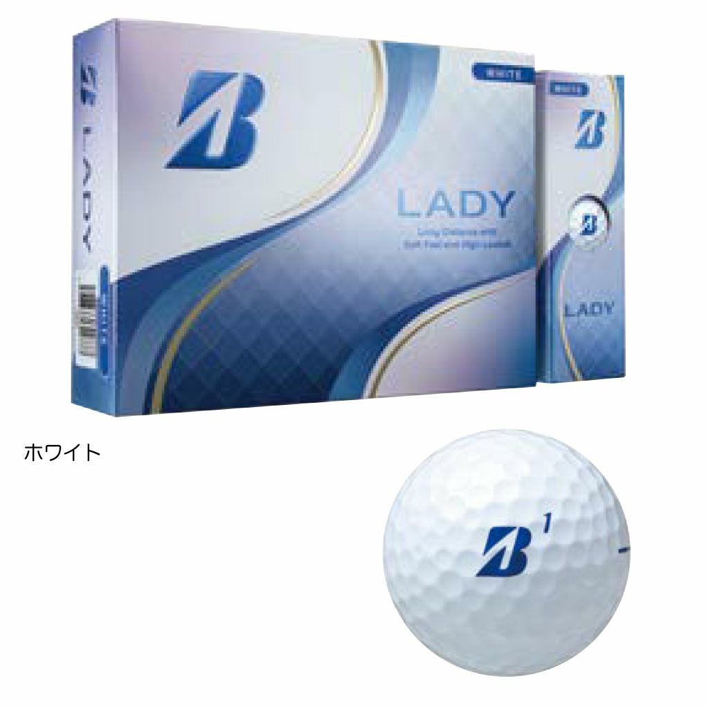 BSブリヂストンゴルフ2025LADYゴルフボール1ダース(12球入)レディース2025年モデルBRIDGESTONEGOLF日本正規品