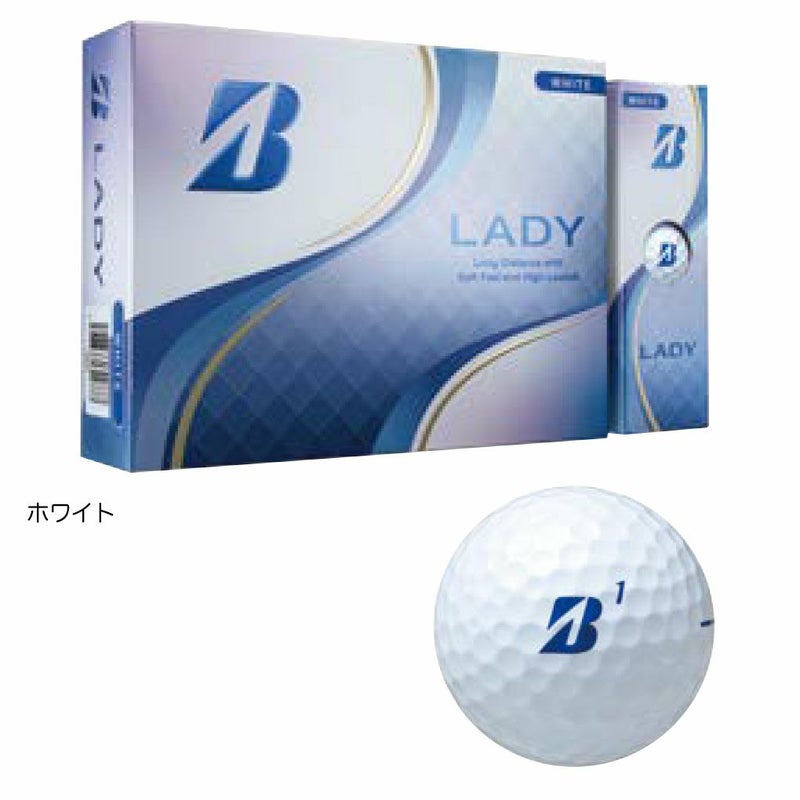 BSブリヂストンゴルフ2025LADYゴルフボール1ダース(12球入)レディース2025年モデルBRIDGESTONEGOLF日本正規品