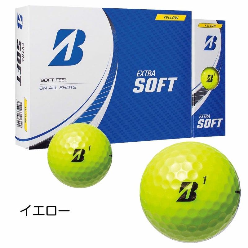 BSブリヂストンゴルフEXTRASOFTゴルフボール1ダース(12球入)エクストラソフト2025年モデルBRIDGESTONEGOLF日本正規品
