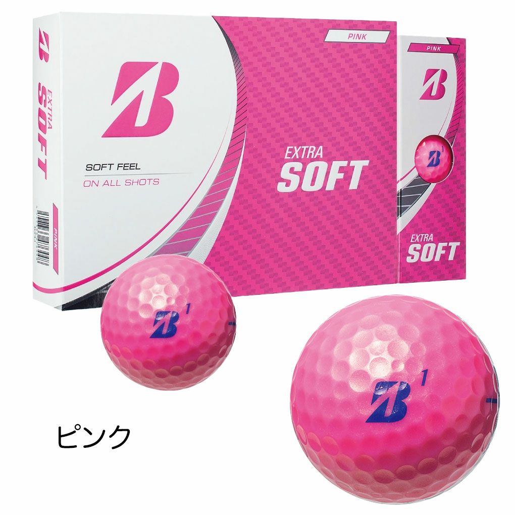BSブリヂストンゴルフEXTRASOFTゴルフボール1ダース(12球入)エクストラソフト2025年モデルBRIDGESTONEGOLF日本正規品
