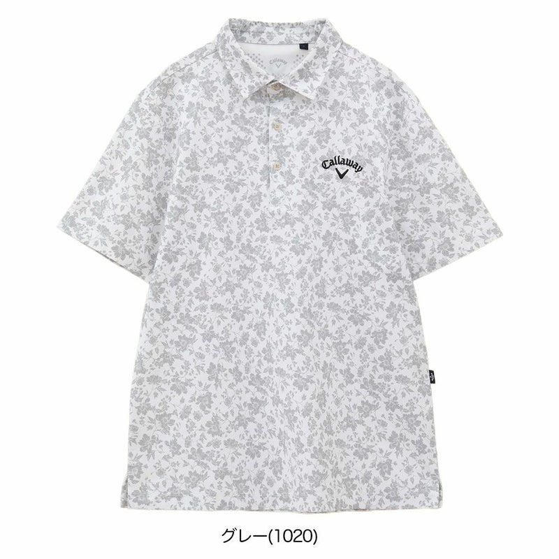 キャロウェイフラワープリントカノコシャツC25134112メンズゴルフウェア2025春夏モデルCallaway日本正規品