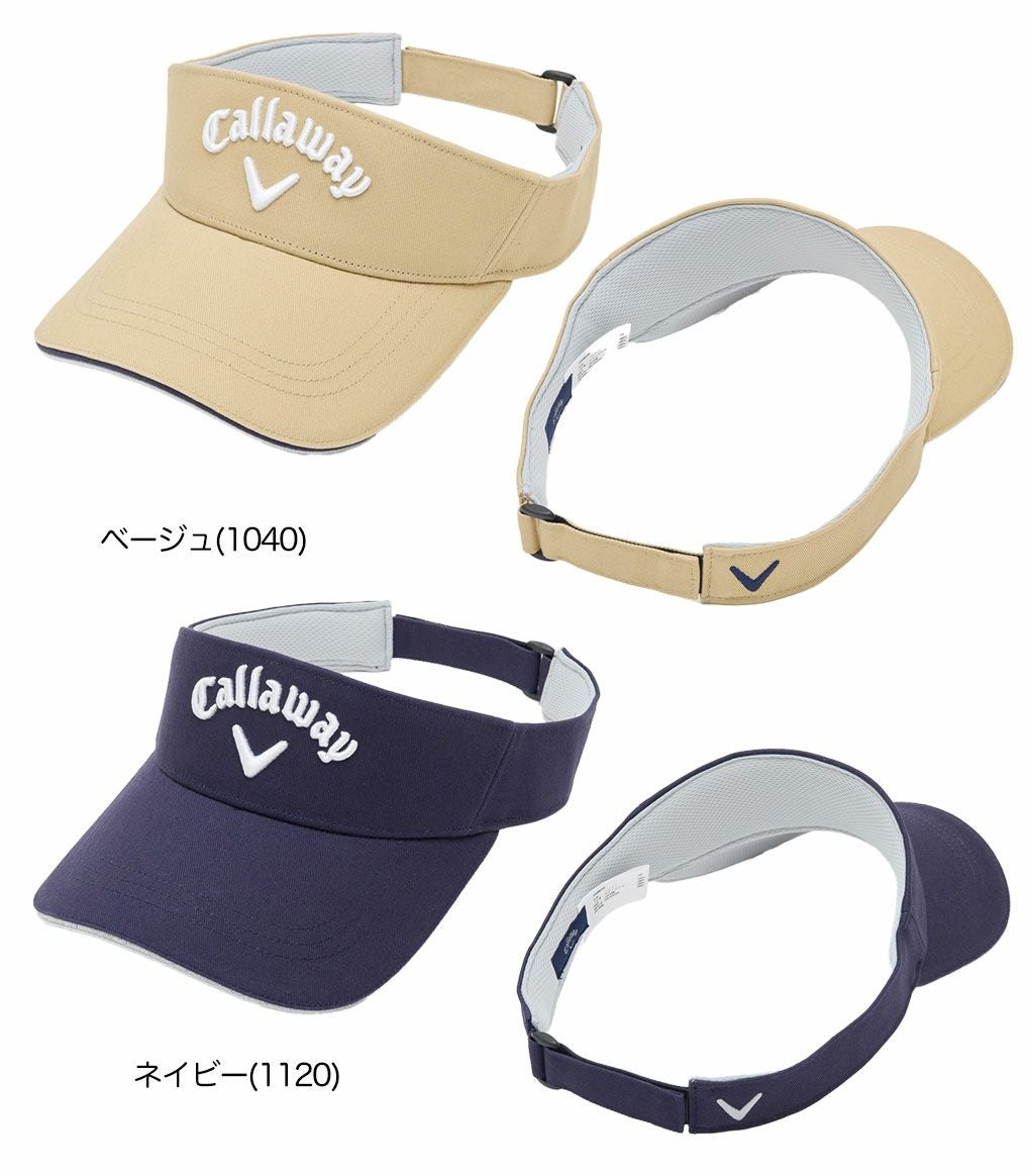 キャロウェイBASICTWVISOR25JMC25990109メンズゴルフウェア2025春夏モデル日本正規品