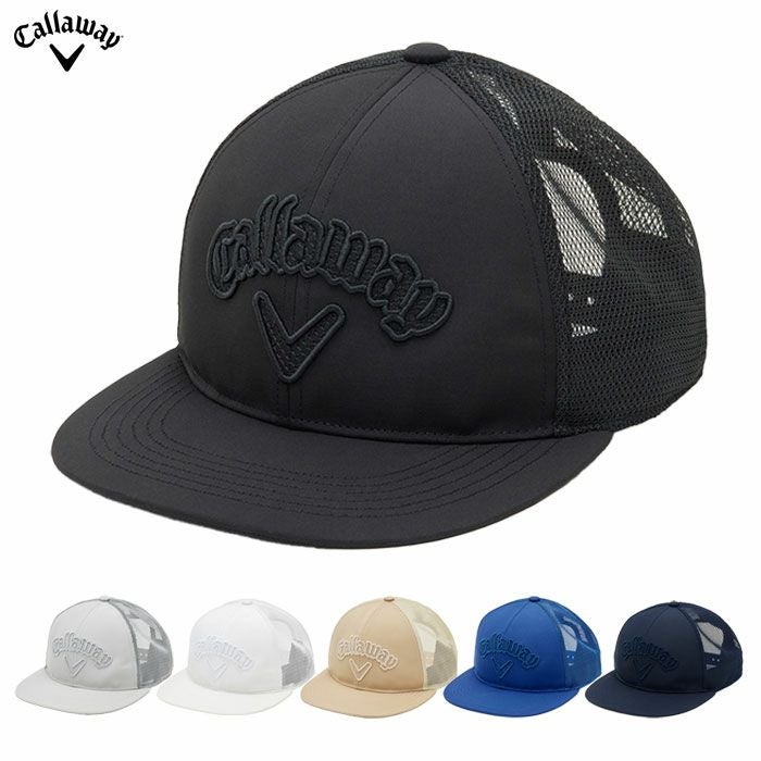 キャロウェイフラットメッシュキャップC25191103メンズゴルフウェア2025春夏モデル日本正規品