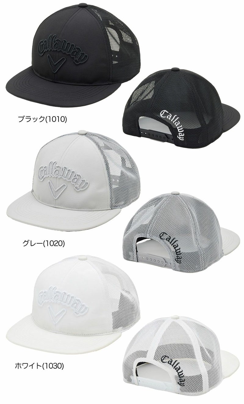 キャロウェイフラットメッシュキャップC25191103メンズゴルフウェア2025春夏モデル日本正規品