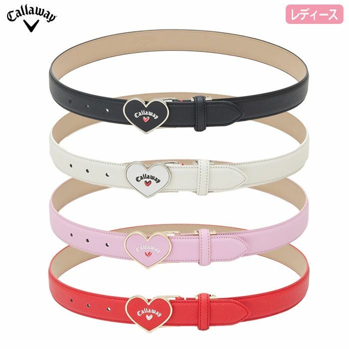 キャロウェイラブキャロウェイハート型バックルベルトWOMENSC25192206レディースゴルフウェアゴルフ2025春夏モデル日本正規品