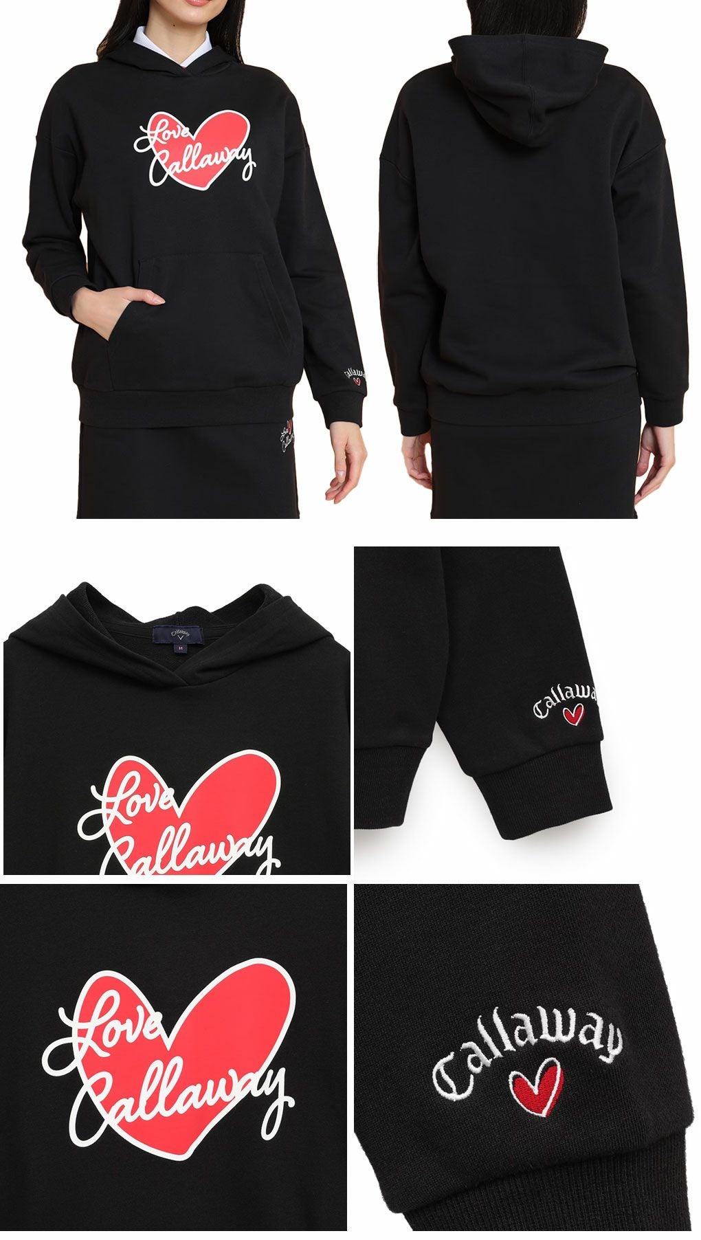 キャロウェイラブキャロウェイスウェットパーカーWOMENSC25117220レディースゴルフウェア2025春夏モデルCallaway日本正規品