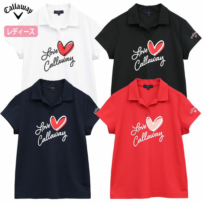 キャロウェイラブキャロウェイ半袖シャツWOMENSC25134220レディースゴルフウェア2025春夏モデルCallaway日本正規品