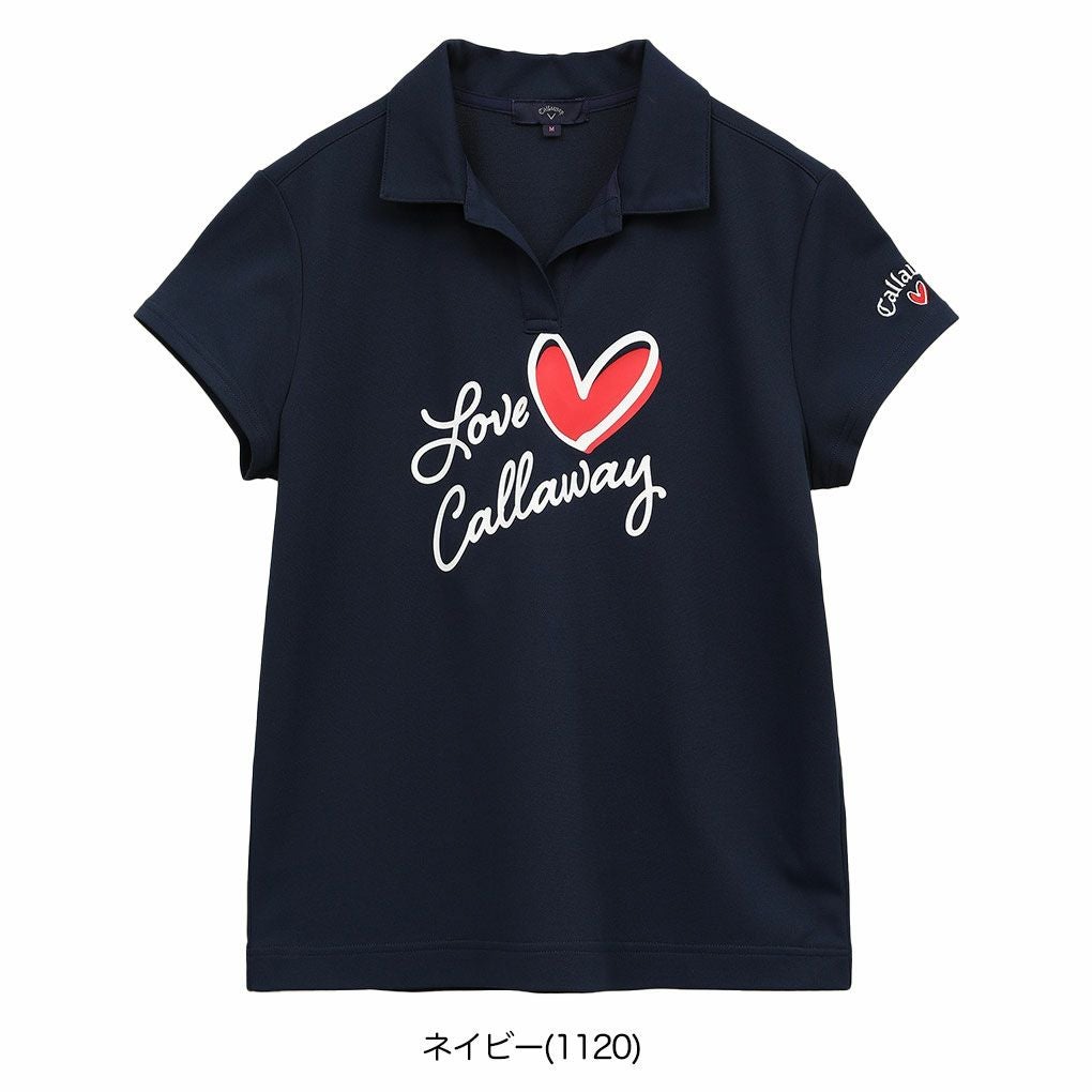 キャロウェイラブキャロウェイ半袖シャツWOMENSC25134220レディースゴルフウェア2025春夏モデルCallaway日本正規品