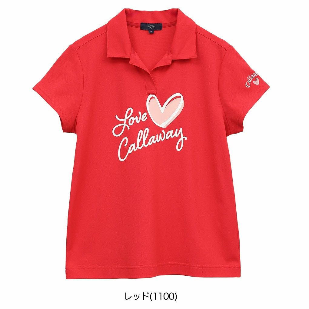 キャロウェイラブキャロウェイ半袖シャツWOMENSC25134220レディースゴルフウェア2025春夏モデルCallaway日本正規品