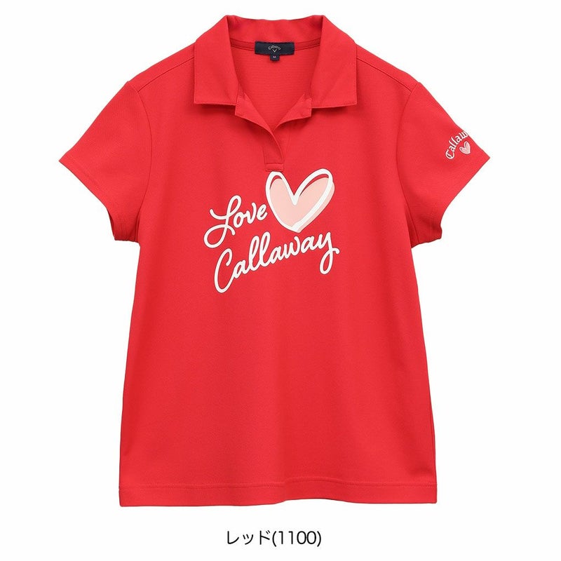 キャロウェイラブキャロウェイ半袖シャツWOMENSC25134220レディースゴルフウェア2025春夏モデルCallaway日本正規品