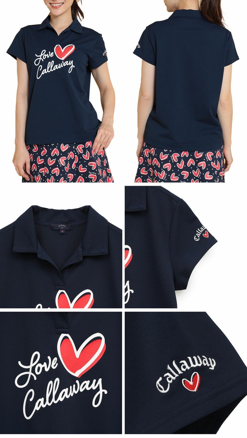 キャロウェイラブキャロウェイ半袖シャツWOMENSC25134220レディースゴルフウェア2025春夏モデルCallaway日本正規品
