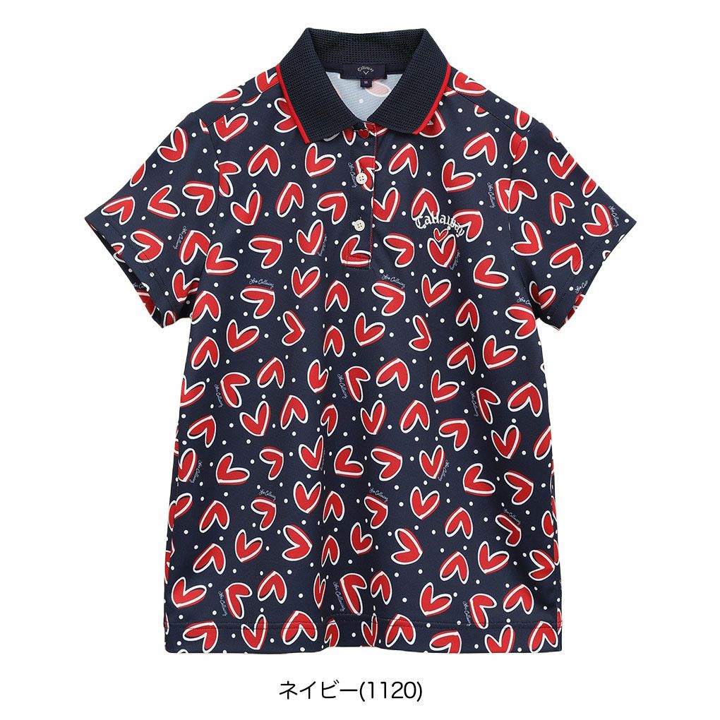 キャロウェイラブキャロウェイ半袖ポロシャツWOMENSC25134221レディースゴルフウェア2025春夏モデルCallaway日本正規品