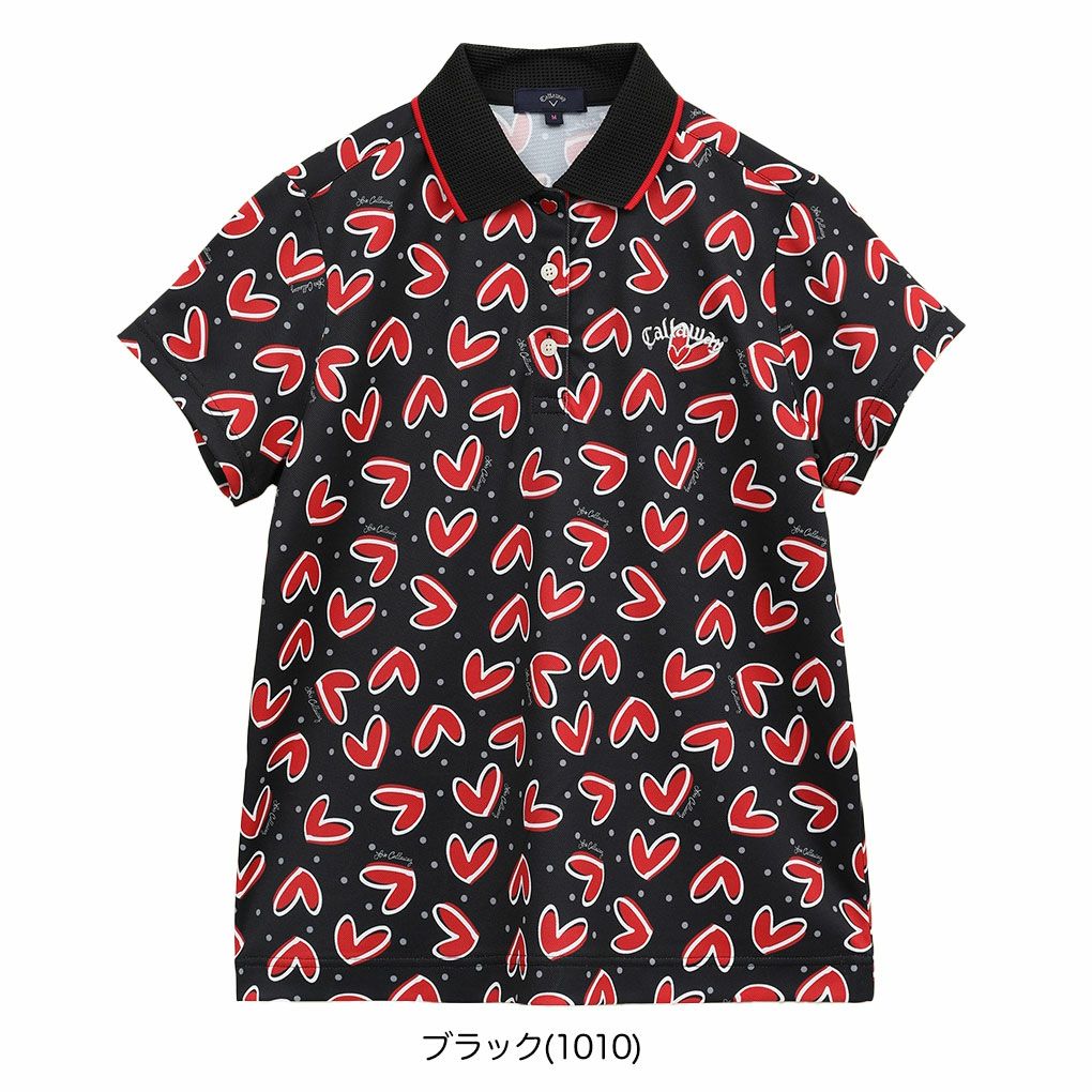 キャロウェイラブキャロウェイ半袖ポロシャツWOMENSC25134221レディースゴルフウェア2025春夏モデルCallaway日本正規品