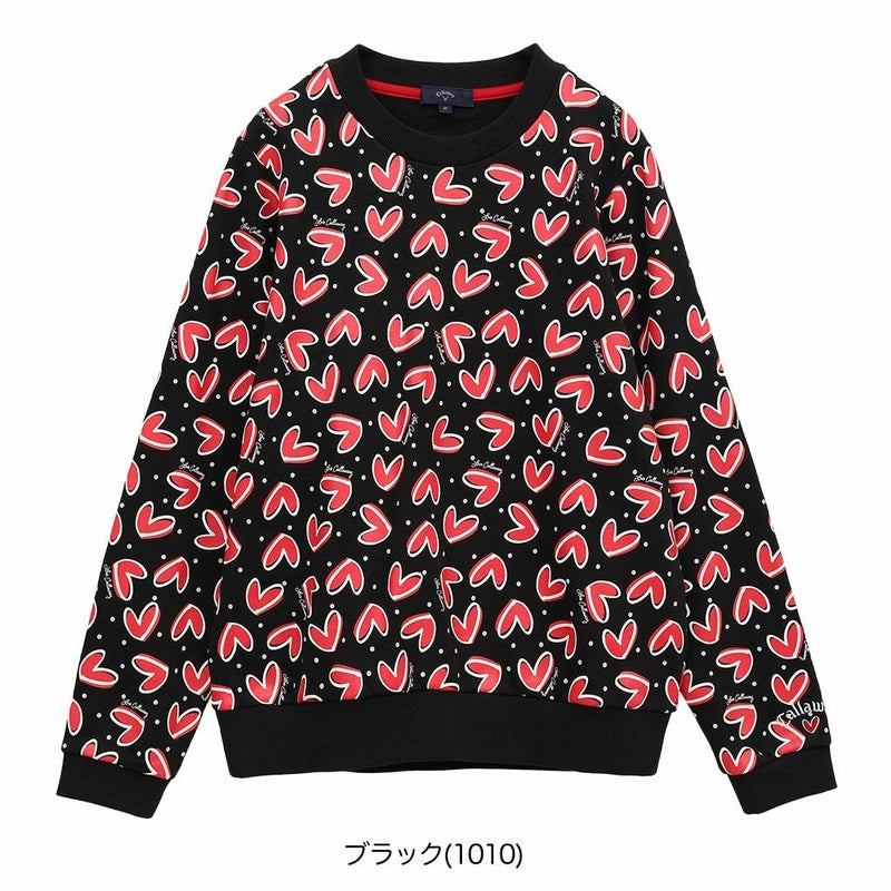 キャロウェイラブキャロウェイクルーネックスウェットC25117221レディースゴルフウェア2025春夏モデルCallaway日本正規品