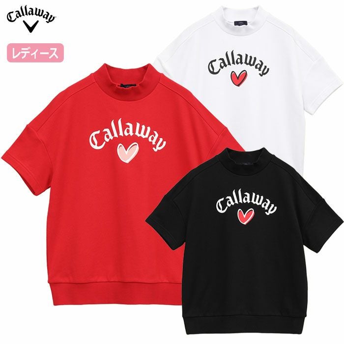 キャロウェイラブキャロウェイ半袖スウェットC25117222レディースゴルフウェア2025春夏モデルCallaway日本正規品