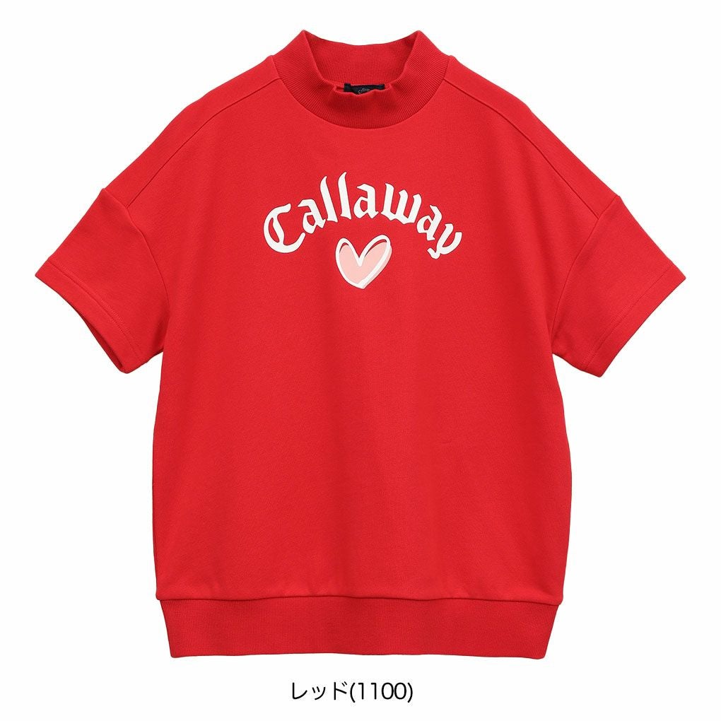 キャロウェイラブキャロウェイ半袖スウェットC25117222レディースゴルフウェア2025春夏モデルCallaway日本正規品