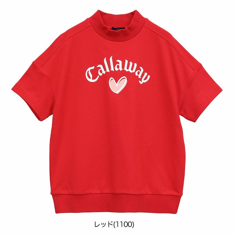キャロウェイラブキャロウェイ半袖スウェットC25117222レディースゴルフウェア2025春夏モデルCallaway日本正規品