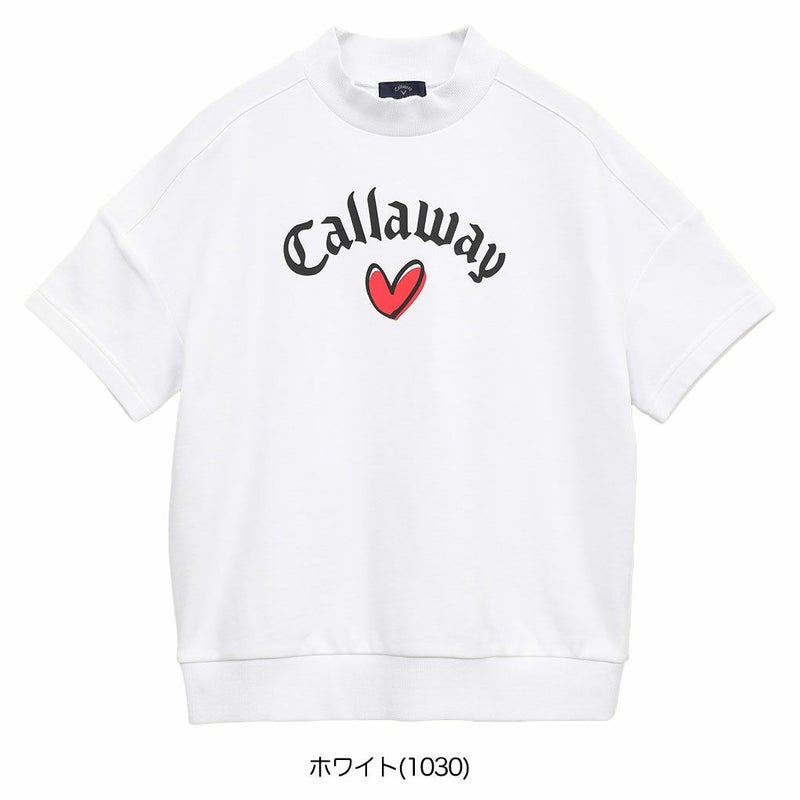 キャロウェイラブキャロウェイ半袖スウェットC25117222レディースゴルフウェア2025春夏モデルCallaway日本正規品
