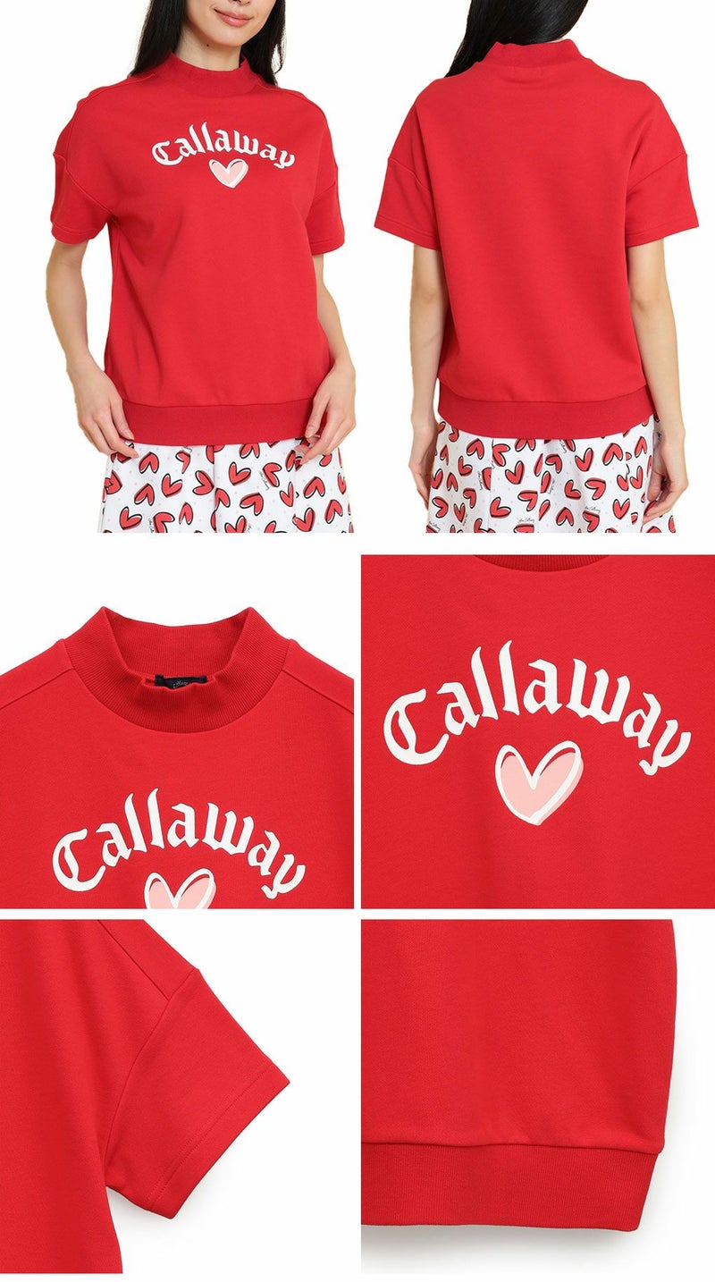 キャロウェイラブキャロウェイ半袖スウェットC25117222レディースゴルフウェア2025春夏モデルCallaway日本正規品
