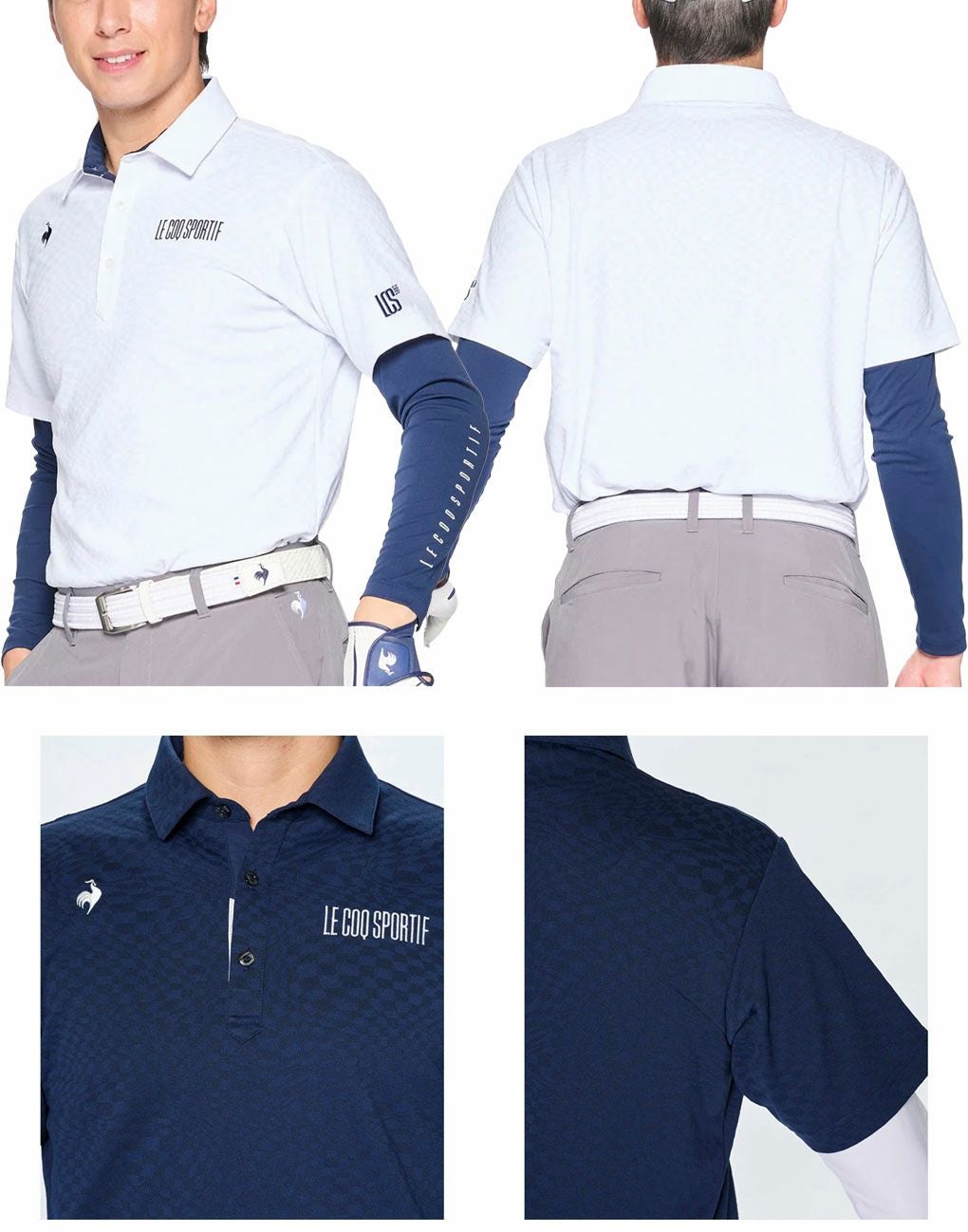 ルコックスポルティフインナーセット2WAYシャツLG5STZ01Mメンズゴルフウェアゴルフlecoqsportifgolf2025春夏モデル日本正規品