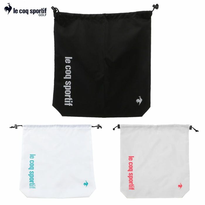 ルコックスポルティフLG5STT22M巾着型シューズケースゴルフ靴入れlecoqsportifgolf2025年モデル日本正規品
