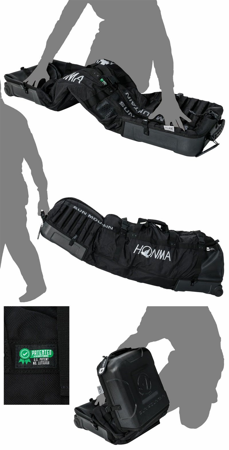 本間ゴルフ×サンマウンテンコラボKubeTravelCaseトラベルケースTC72501ゴルフSunMountain2025年モデル日本正規品