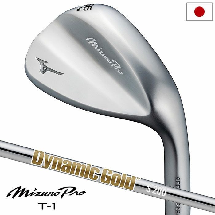ミズノMizunoProT-1ウエッジホワイトサテンブラッシュ仕上げメンズ右用DynamicGoldHTスチールシャフト2025年モデルゴルフクラブ日本正規品