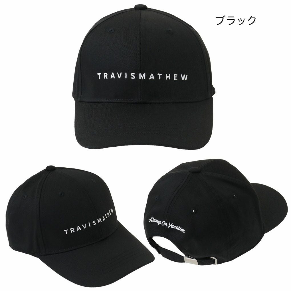 トラヴィスマシューベーシックロゴキャップ7AL943メンズ帽子ゴルフキャップTravisMathew2025春夏モデル日本正規品