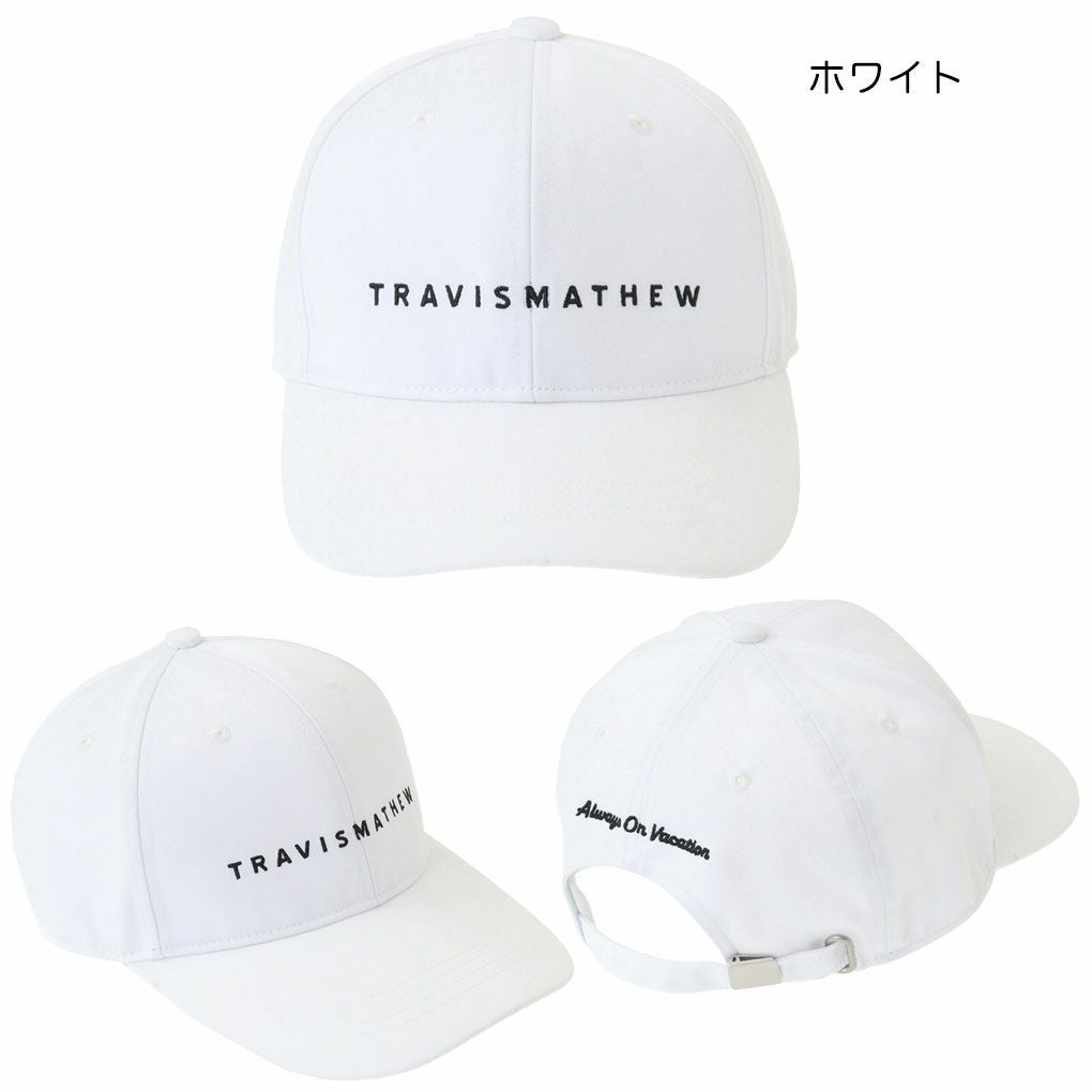 トラヴィスマシューベーシックロゴキャップ7AL943メンズ帽子ゴルフキャップTravisMathew2025春夏モデル日本正規品