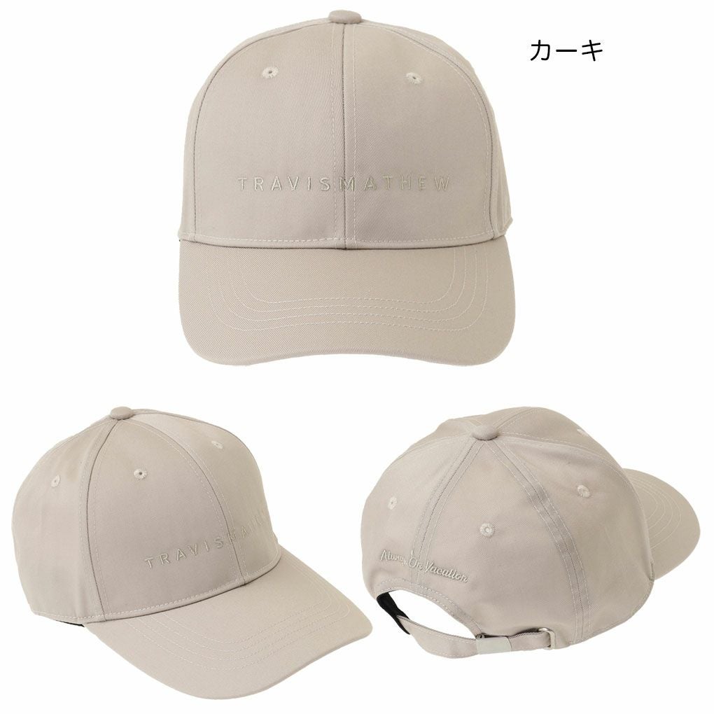 トラヴィスマシューベーシックロゴキャップ7AL943メンズ帽子ゴルフキャップTravisMathew2025春夏モデル日本正規品