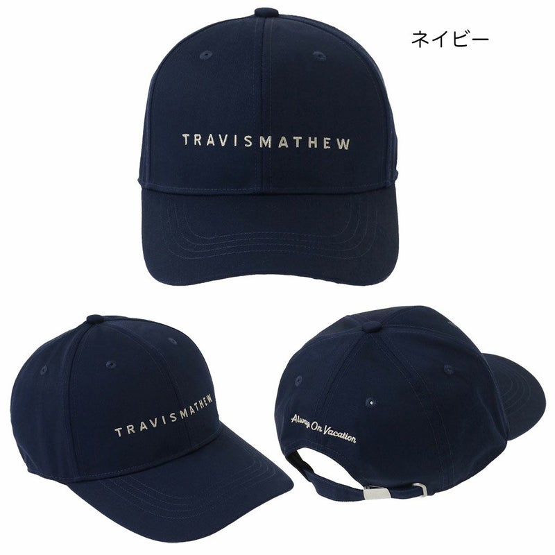 トラヴィスマシューベーシックロゴキャップ7AL943メンズ帽子ゴルフキャップTravisMathew2025春夏モデル日本正規品