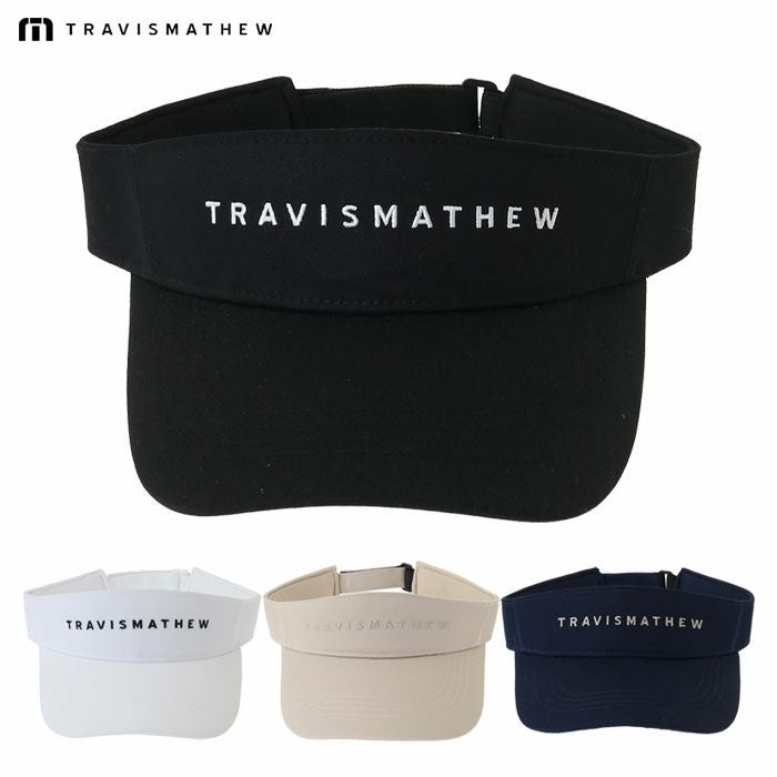 トラヴィスマシューベーシックロゴバイザー7AL945メンズ帽子ゴルフキャップTravisMathew2025春夏モデル日本正規品