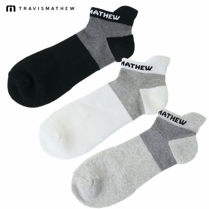 トラヴィスマシューアンクルソックス7AL090メンズゴルフウェア靴下TravisMathew2025春夏モデル日本正規品