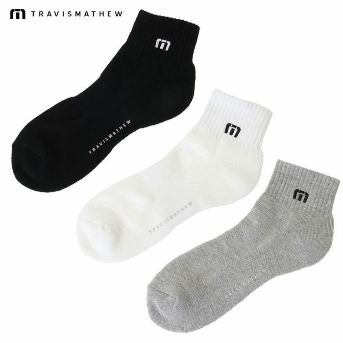 トラヴィスマシューショートソックス7AL092メンズゴルフウェア靴下TravisMathew2025春夏モデル日本正規品