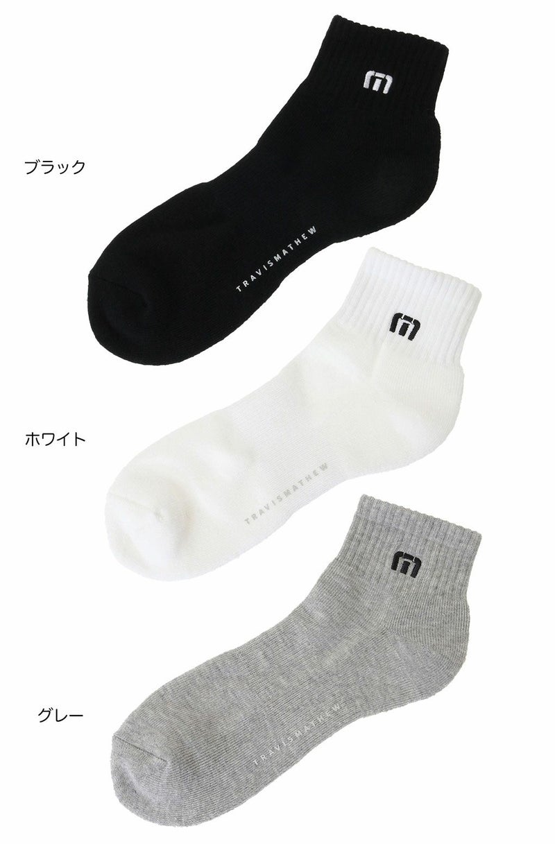 トラヴィスマシューショートソックス7AL092メンズゴルフウェア靴下TravisMathew2025春夏モデル日本正規品