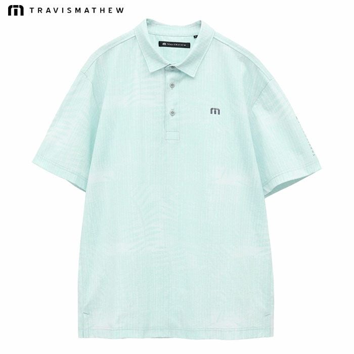 トラヴィスマシューリーフプリント半袖ポロ7AL009メンズゴルフウェアトップスTravisMathew2025春夏モデル日本正規品
