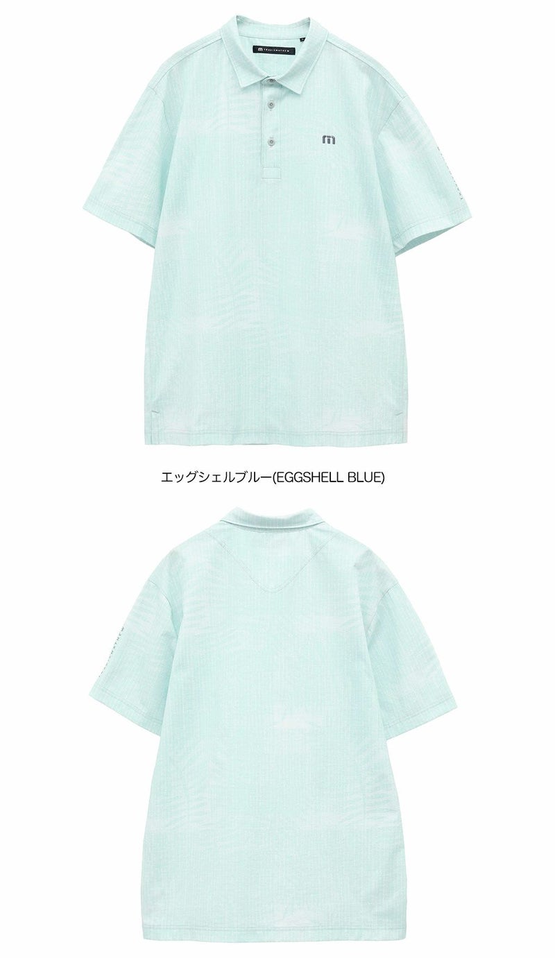 トラヴィスマシューリーフプリント半袖ポロ7AL009メンズゴルフウェアトップスTravisMathew2025春夏モデル日本正規品