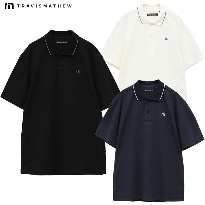 トラヴィスマシューワッフル半袖ポロ7AL012メンズゴルフウェアトップスTravisMathew2025春夏モデル日本正規品