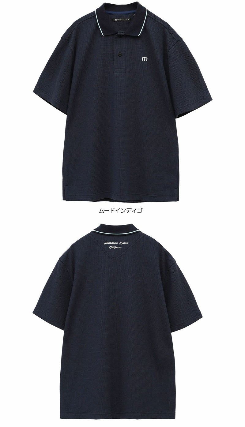 トラヴィスマシューワッフル半袖ポロ7AL012メンズゴルフウェアトップスTravisMathew2025春夏モデル日本正規品