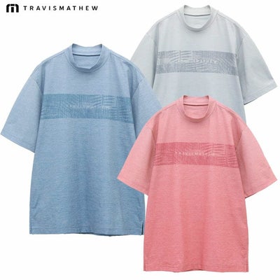 トラヴィスマシューチェストプリント半袖ポロ7AL016メンズゴルフウェアトップスTravisMathew2025春夏モデル日本正規品