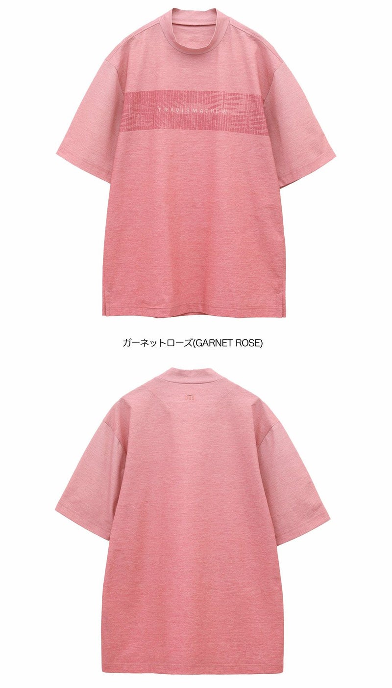トラヴィスマシューチェストプリント半袖ポロ7AL016メンズゴルフウェアトップスTravisMathew2025春夏モデル日本正規品