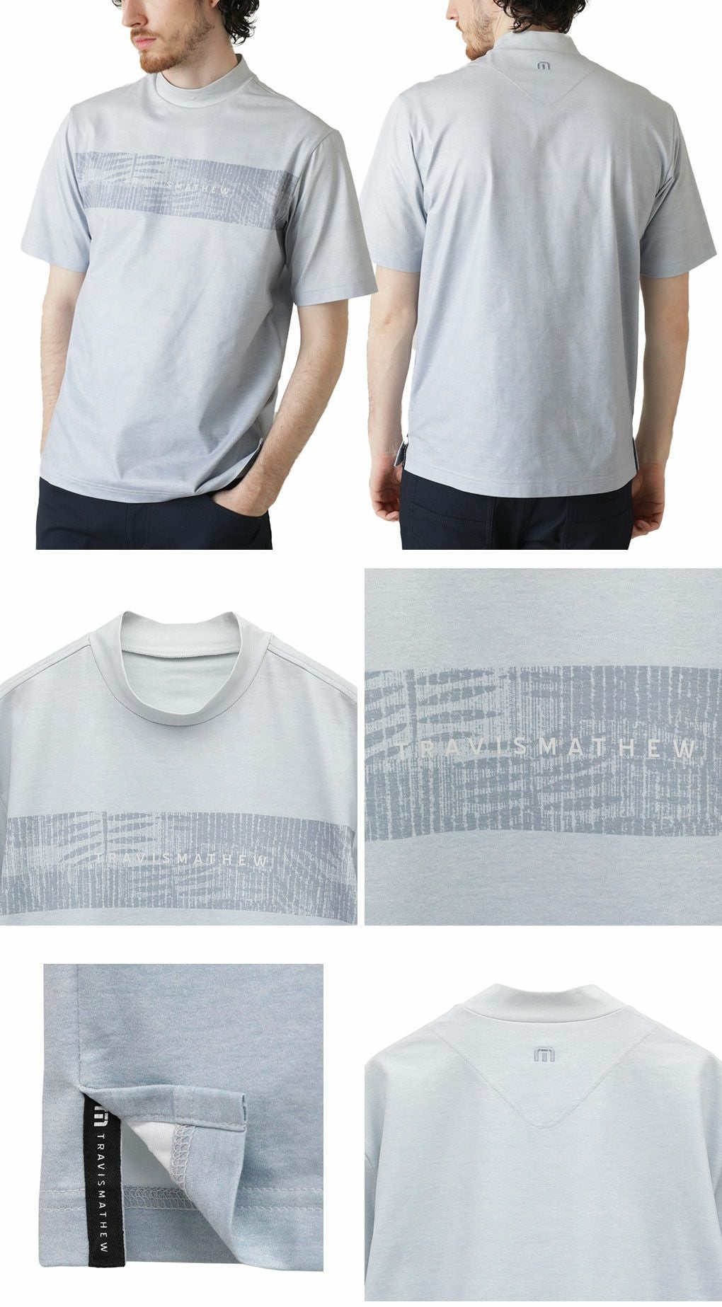 トラヴィスマシューチェストプリント半袖ポロ7AL016メンズゴルフウェアトップスTravisMathew2025春夏モデル日本正規品